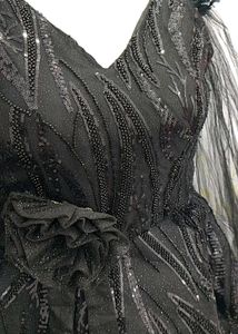 Stunning Black Sequin Gown