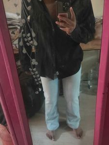 Ice blue bootcut  jeans