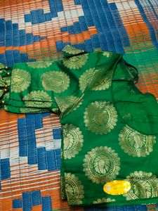 Vibrant Green Ethnic Blouse
