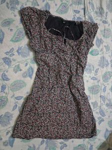 Floral Print Mini Dress