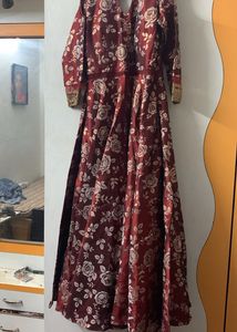 Beautiful Floral Print Gown