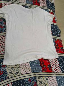 White Paris Eiffel Tower Graphic T-Shirt
