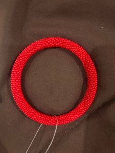 🆕 Beaded Long Chain With Single Bangle