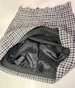 Gingham Mini Skirt