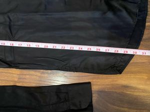 Men’s Black Satin Shirt