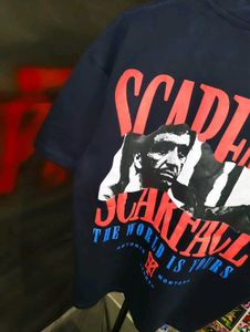 SCARFACE UNISEX GRAPHIC PRINTED OVERSIZE TEE 🔥🔥