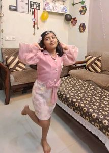 Little Princess Pink Outfit with white laging