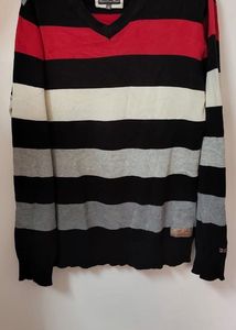 Pepe Jeans Striped V-Neck Sweater ❤️