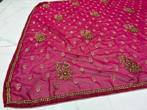 handwork, beautiful saree