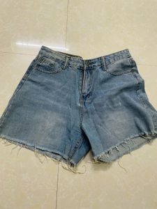 denim shorts