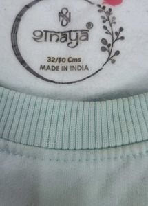 Cute Light Blue Graphic Sweatshirt