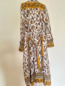 Bohemian Floral Print Maxi Dress
