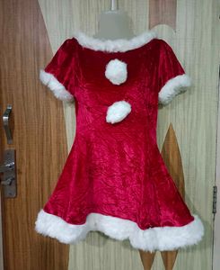 Festive Red Christmas Dress