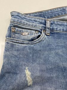 ONLY Blue Distressed Jeans