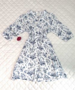 Chic Floral Print Midi Dress
