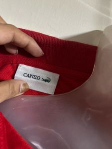 Woman Red Polo Shirt