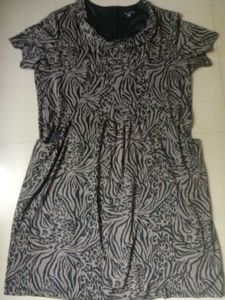 Stylish Animal Print Dress