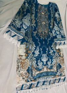 Elegant Teal Kurta Set with Dupatta