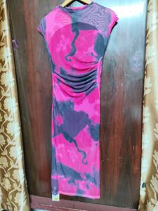 Mesh Tie-Dye Midi Dress💫🦋