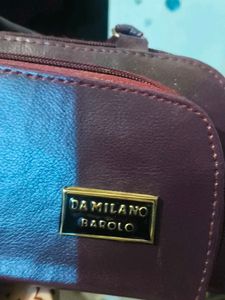 Stylish Burgundy Handbag