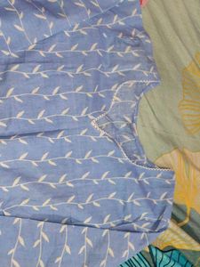 Light Blue Printed Kurta