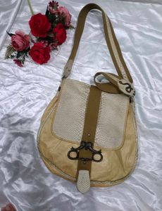 Vintage Unique Snake Accent Shoulder Bag