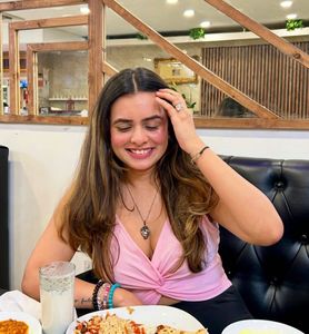 Stylish Pink Twist Front Top