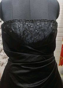 Elegant Black Party Gown