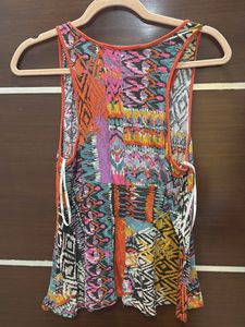 Forever21 Vibrant Bohemian Print Tank Top