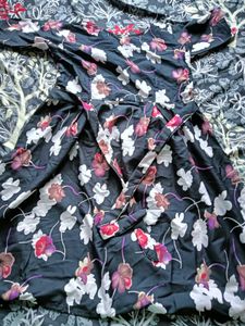 Chic Floral Print Midi Dress