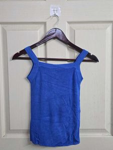 Ribbed Square Neck Tank Top