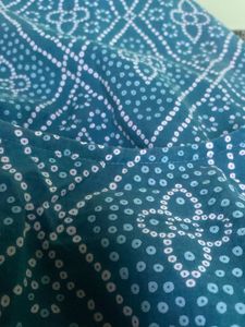 Embroidered Teal Kurta Set