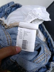 Distressed Light Wash Jeans
