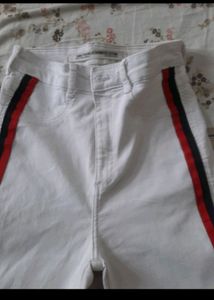 New Kid's Girls White Zara Jeans
