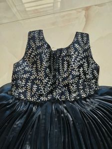 Elegant Blue party wear frock