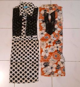 Stylish Printed Kurti Set of 2