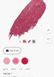 oriflame the one Liquid Glitter Lipstick