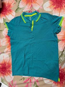 WoMen's Teal Polo T-Shirt