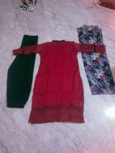 Elegant Embroidered Kurta Set