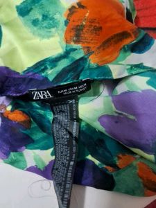 Zara Abstract Floral Scarf