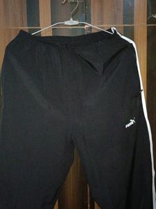 Man &amp; Woman Black Track Pants