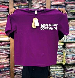 Graphic Purple T-Shirt - Fun Design
