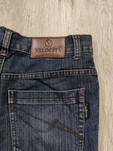 Classic Dark Wash Wide Leg Jeans