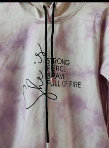 Tie-dye Graphic Hoodie top