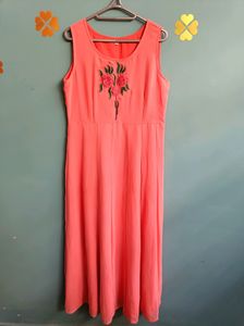 Peach Gown