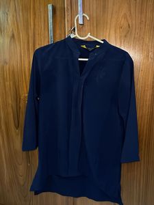 Elegant Navy Blue Top