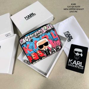 Karl Lagerfeld Mini Zipper Wallet( COPY) WITH BOX