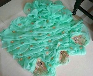 party wear light weight saree shr