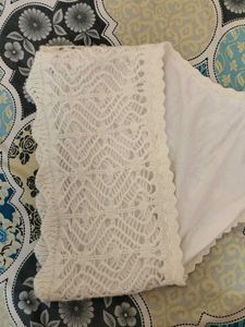 White Crochet Halter Top