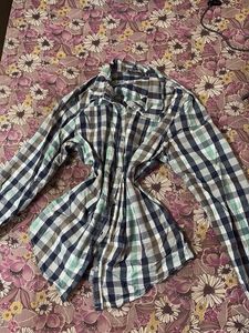 Fitted Plaid Long Sleeve Shirt Women